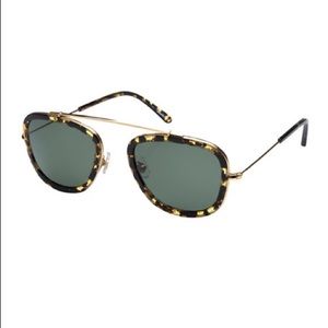 KREWE Tortoise and Gold Sunglasses